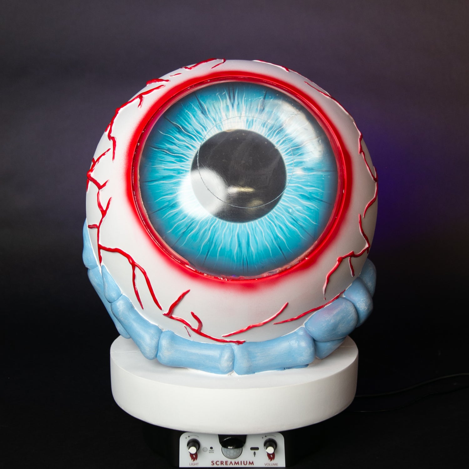 Giant Eyeball Animatronic Lamp Prop 20-Inch-Tall Heavy Duty Polyresin Halloween Decoration