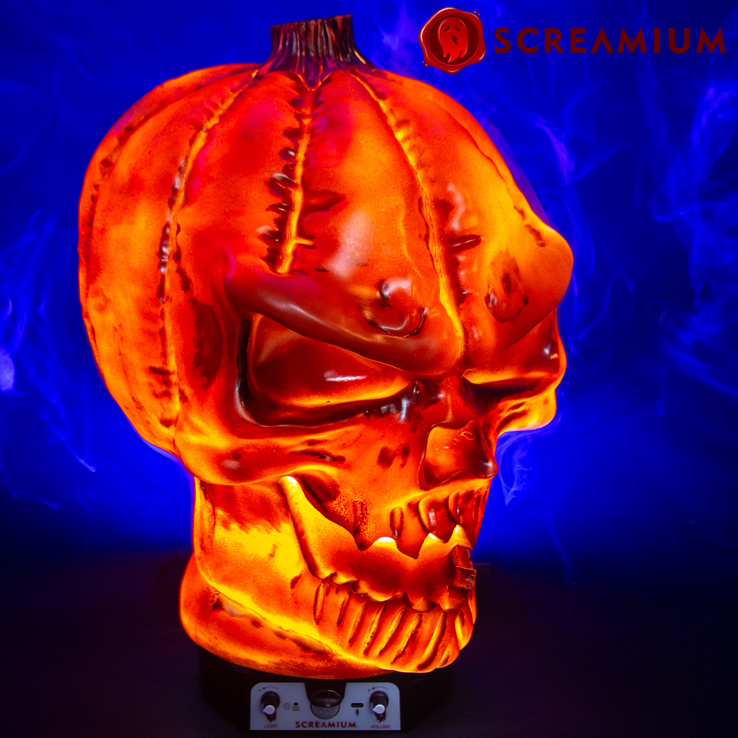 Giant Spooky Sounds Motioned Light Up outlet LED Pumpkin