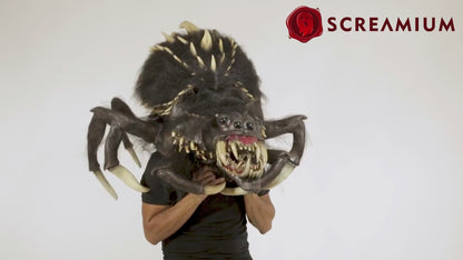 Giant Spider Monster Scary Spider Costume with Hinged Mouth